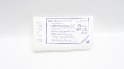 BD 930480 ChloraPrep Clear Applicator 1mL